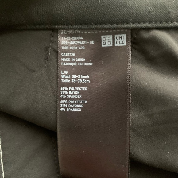 UNIQLO - Women classic Black Pants - Picture 5 of 5